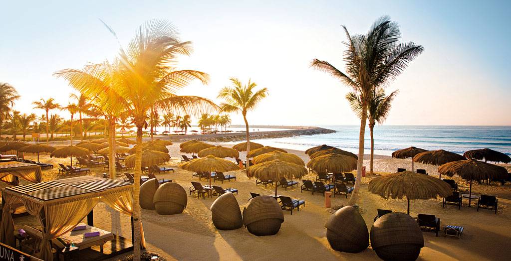 Strand vom Rotana Resort in Salalah, Oman - nur für Hotelbeiträge