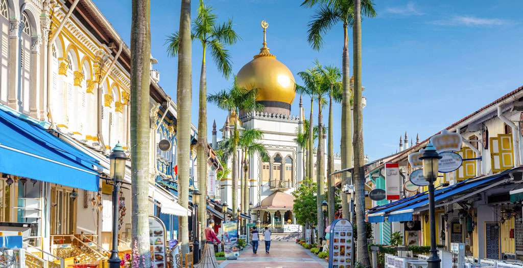 Masjid Sultan in der Arab Street, Singapur