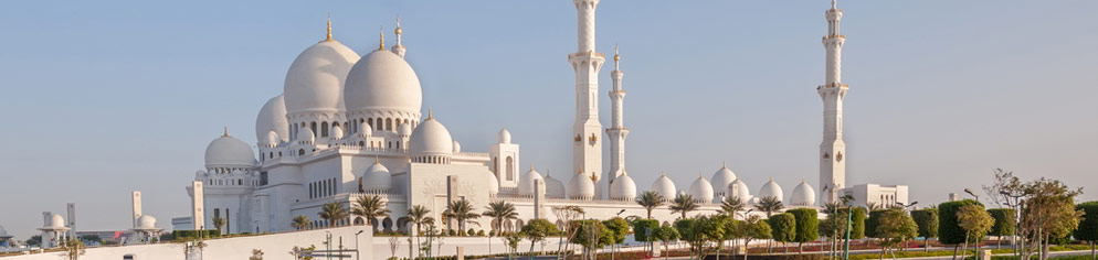 Sheikh Zayed Moschee in Abu Dhabi 