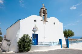 Weiße Kirche auf Kreta