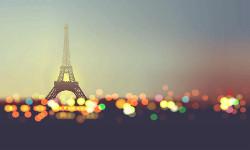 Paris im Winter Eiffelturm