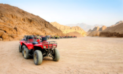 Quad Fahren in der Wüste Hurghadas