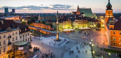 Städtereise Europa Warschau